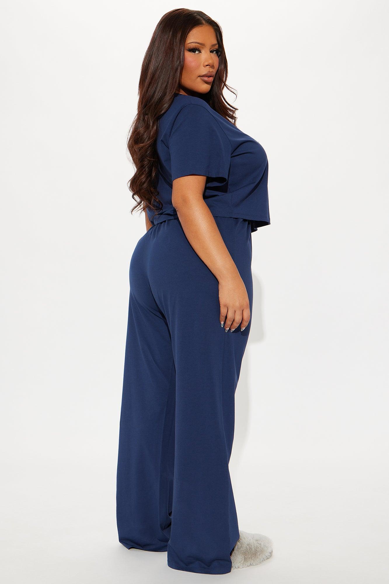 FN Mood PJ Pant Set - Navy Product Image