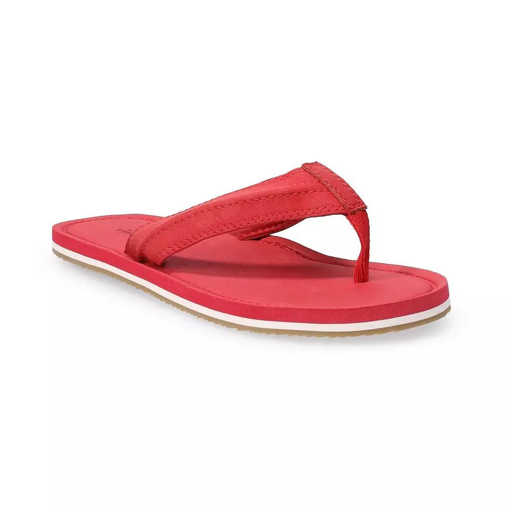 Sonoma Goods For Life® Colson Men's Thong Sandals, Size: Medium(8/9), Red Product Image