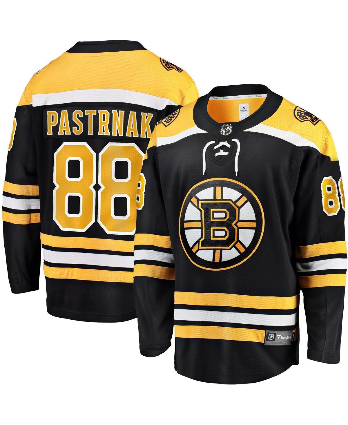 Men's Fanatics Branded David Pastrnak Black Boston Bruins Home Breakaway Jersey, Size: 4XL Product Image