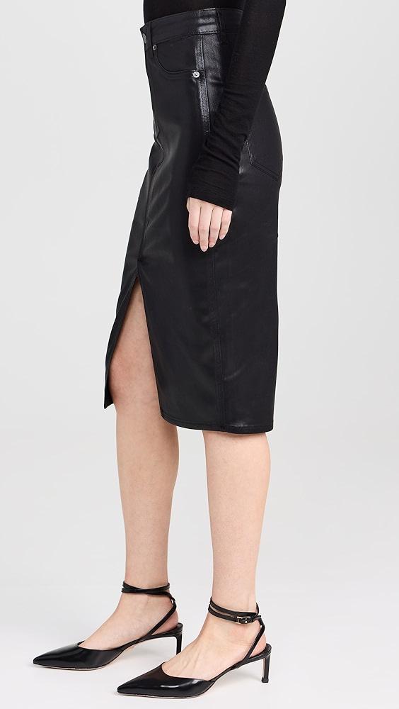 Veronica Beard Jean Breves Coated Midi Skirt | Shopbop Product Image