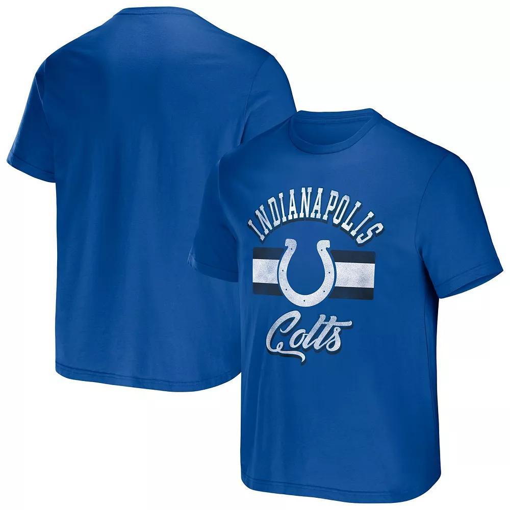 Men's NFL x Darius Rucker Collection by Fanatics Royal Indianapolis Colts Stripe T-Shirt, Size: Large, Blue Product Image