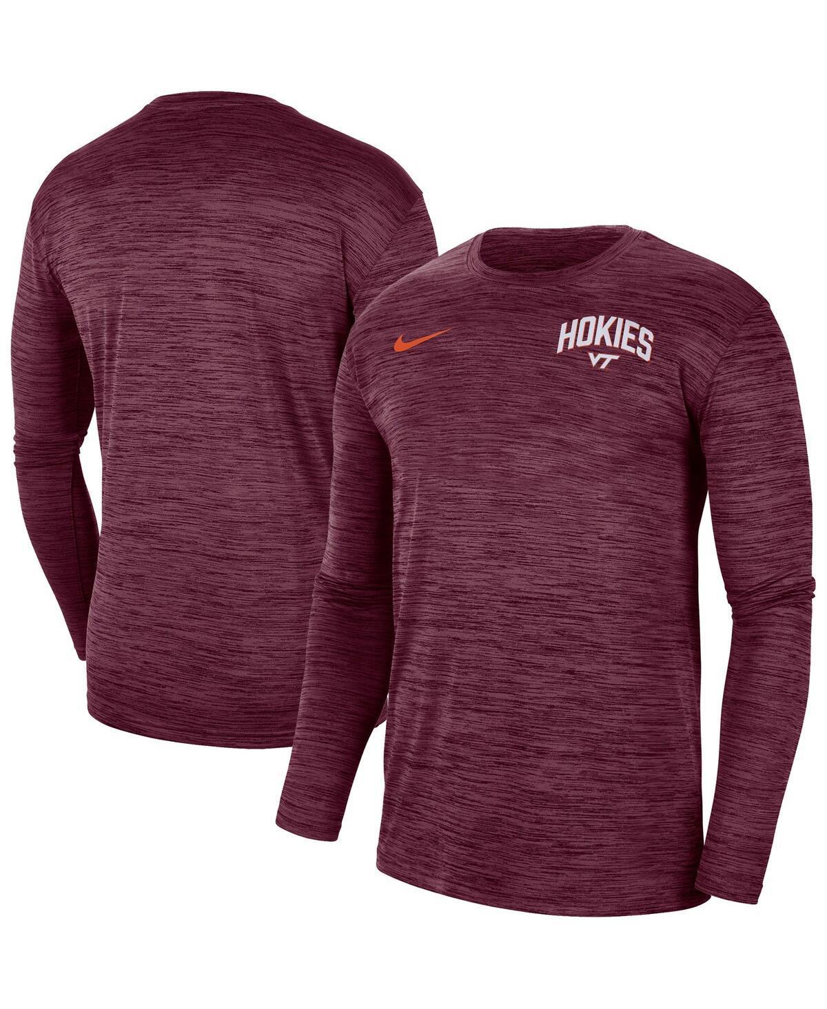 Men's Nike Cardinal Stanford Cardinal Sideline Game Day Velocity Performance Long Sleeve T-Shirt, Size: XL, Red Product Image