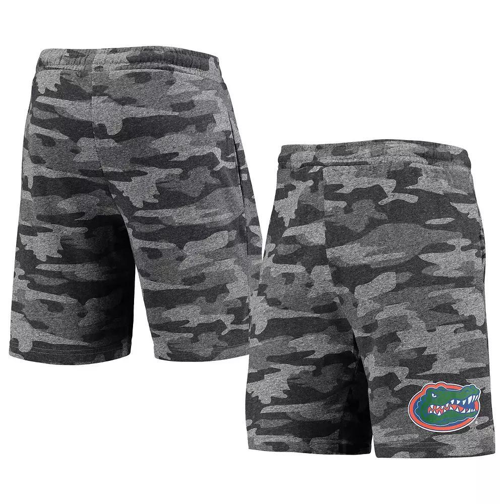 Men's Concepts Sport Charcoal/Gray Florida Gators Camo Backup Terry Jam Lounge Shorts, Size: Large Product Image