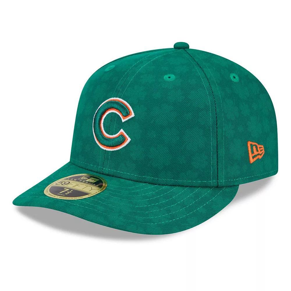 Men's New Era Kelly Green Chicago Cubs St. Patrick's Day Low Profile 59FIFTY Fitted Hat, Size: 6 7/8 Product Image