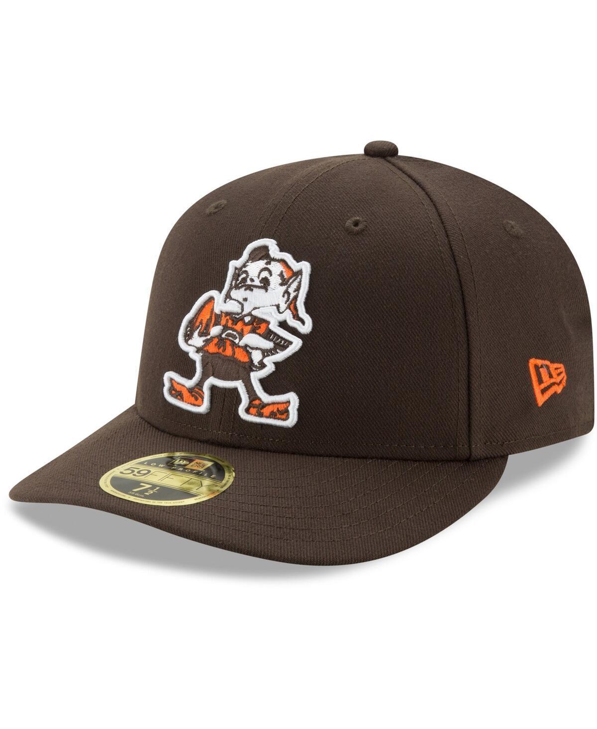 Mens New Era Cleveland s ie Omaha Throwback Low Profile 59FIFTY Fitted Hat Product Image