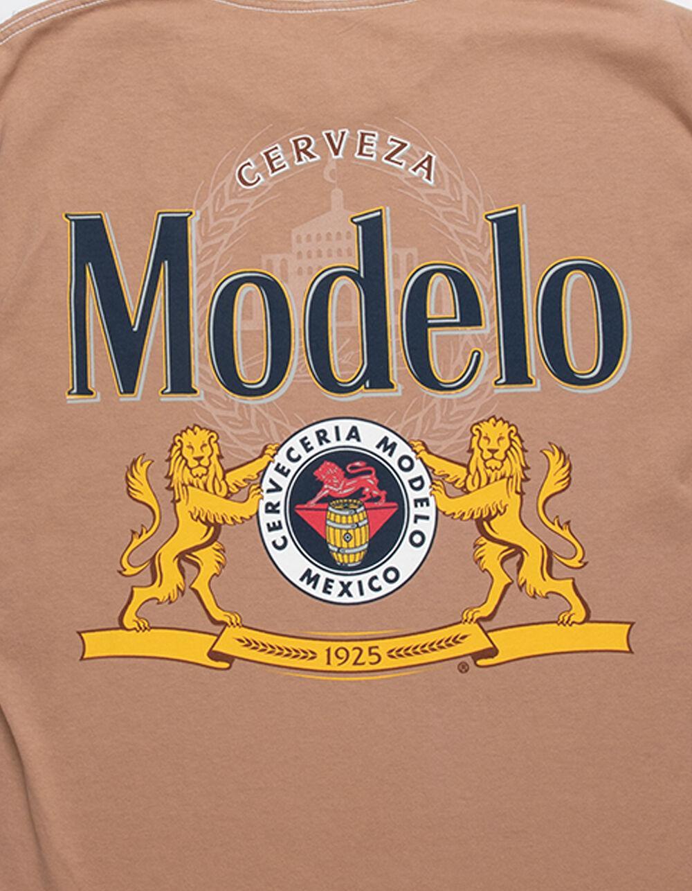 MODELO Logo Mens Tee - BROWN Product Image