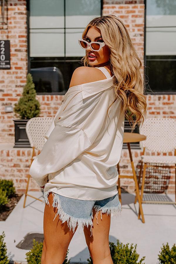 Famous Feels Satin Tunic Dress Product Image