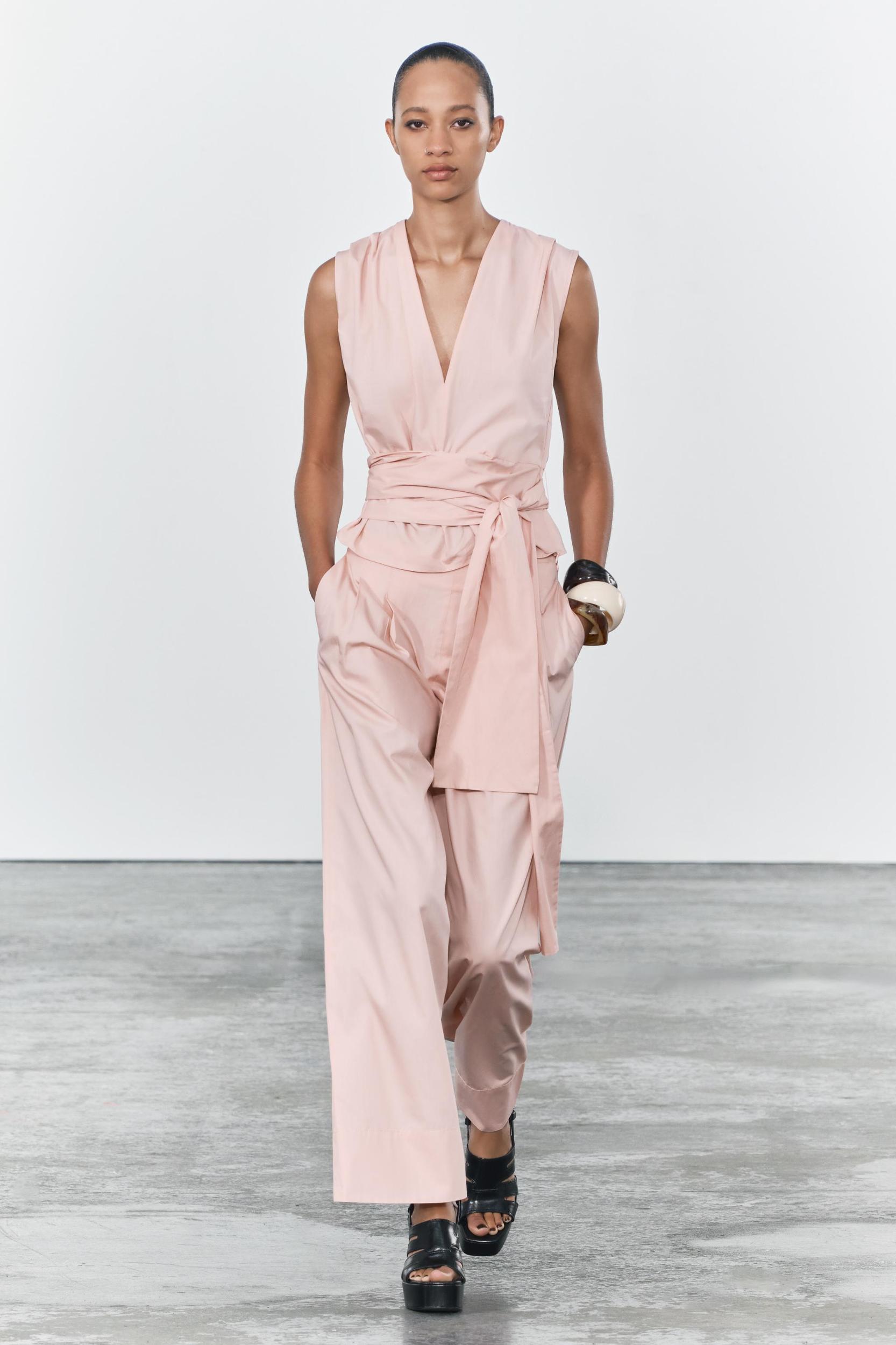 TIED POPLIN TOP ZW COLLECTION Product Image