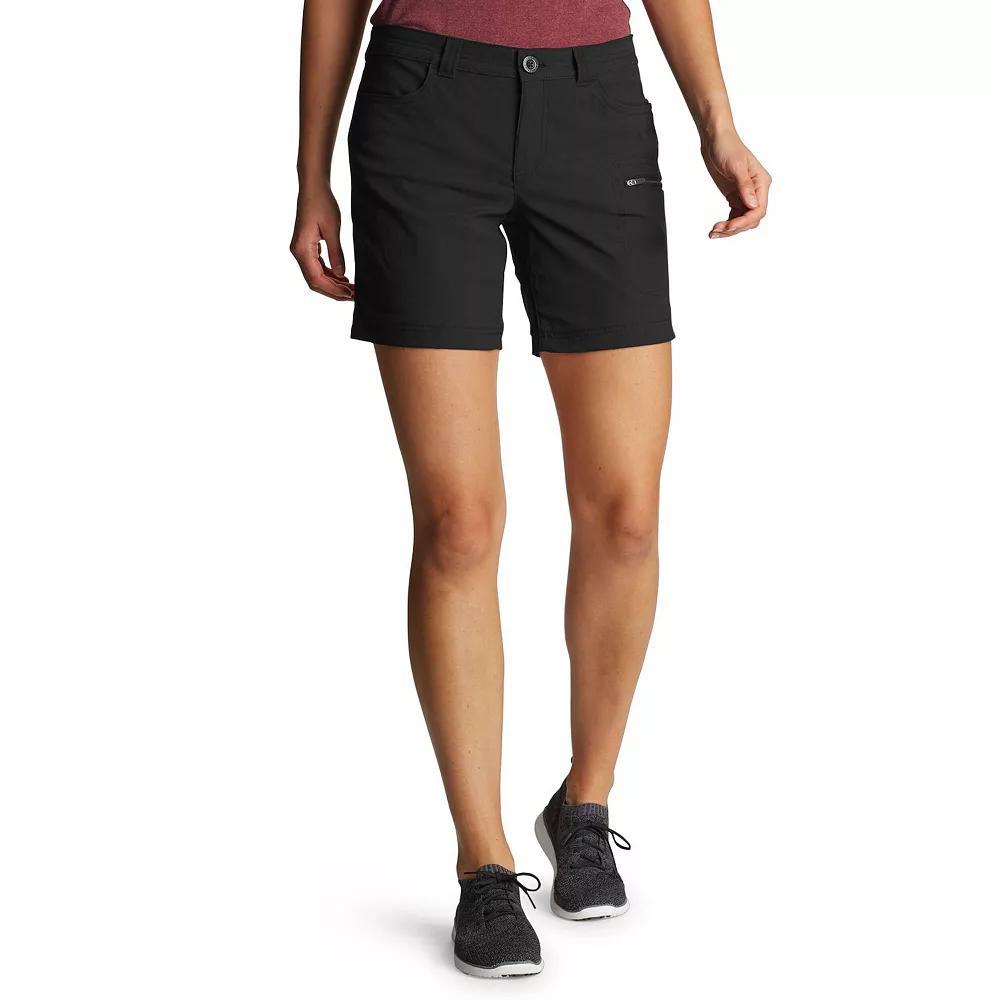 Women's Eddie Bauer Rainier Waterproof Active Shorts, Size: 8, Black Product Image