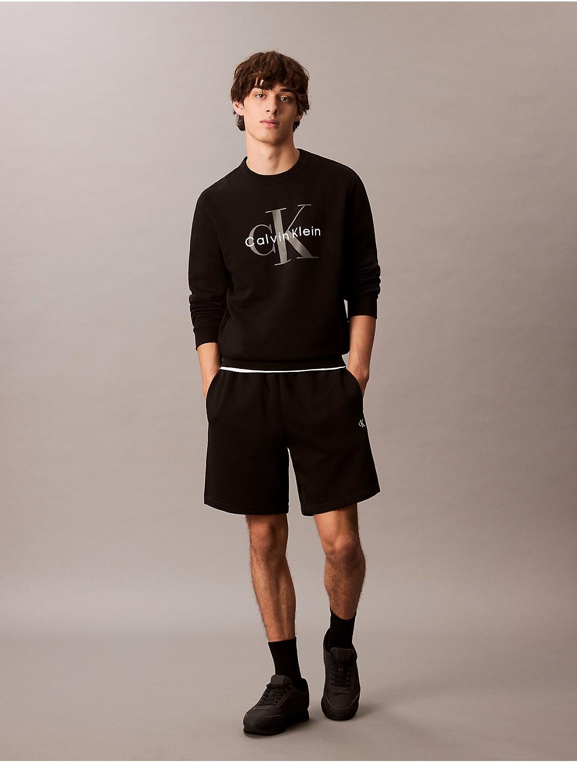 Calvin Klein Mens Archive Logo Fleece Shorts Product Image