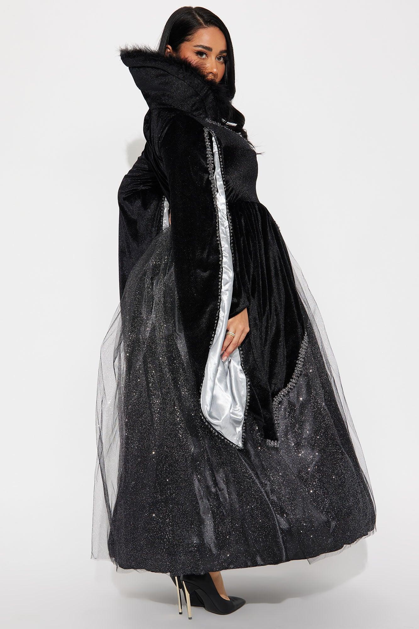 Medieval Queen 1 Piece Dress Costume - Black Product Image