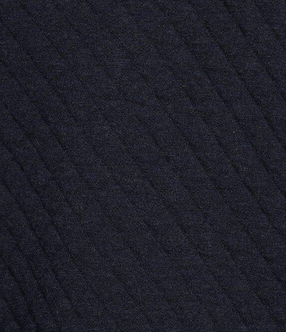 Flag and Anthem Woodlawn Long Sleeve Quilted Coordinating Cropped Sweatshirt Product Image