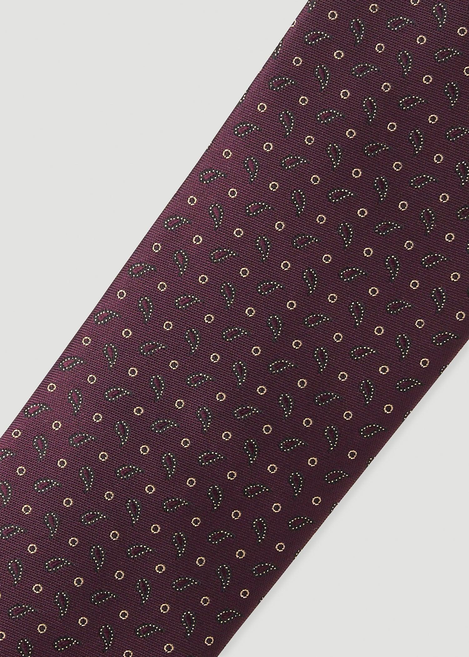 Dress Ties for Tall Men in Port Royal Micro Paisley Male Product Image