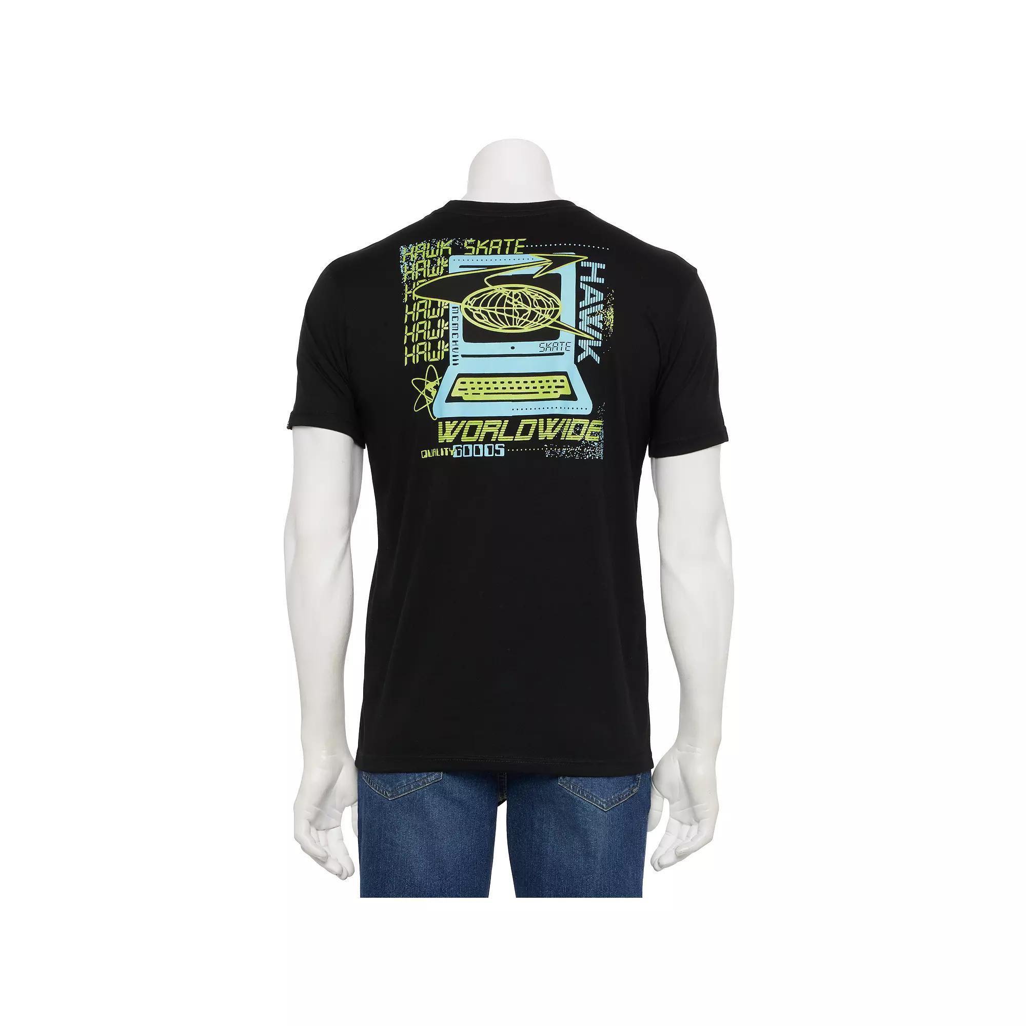 Men's Tony Hawk Worldwide Graphic Tee, Size: Small, Black Product Image