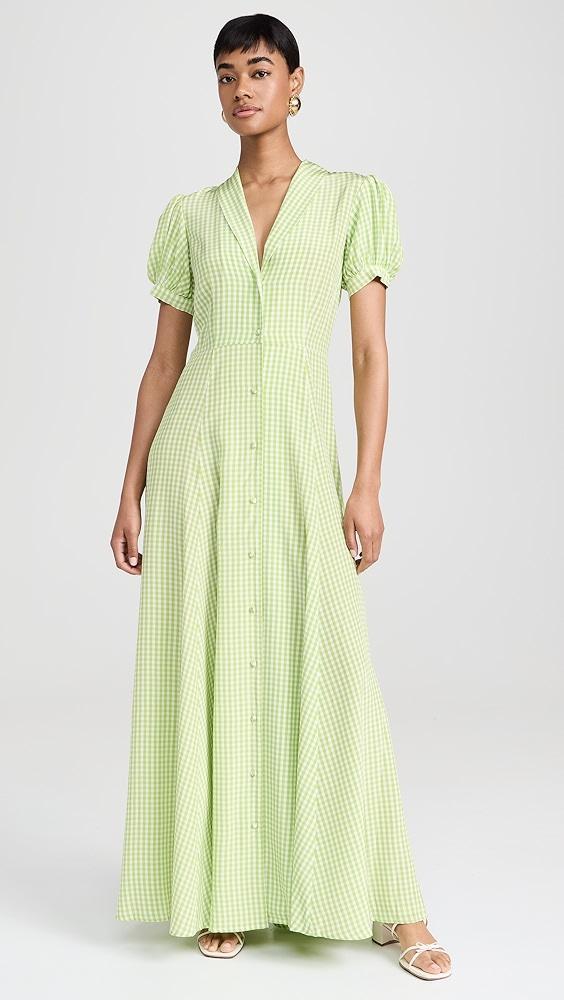 CAROLINE CONSTAS Bel Maxi Shirt Dress | Shopbop Product Image