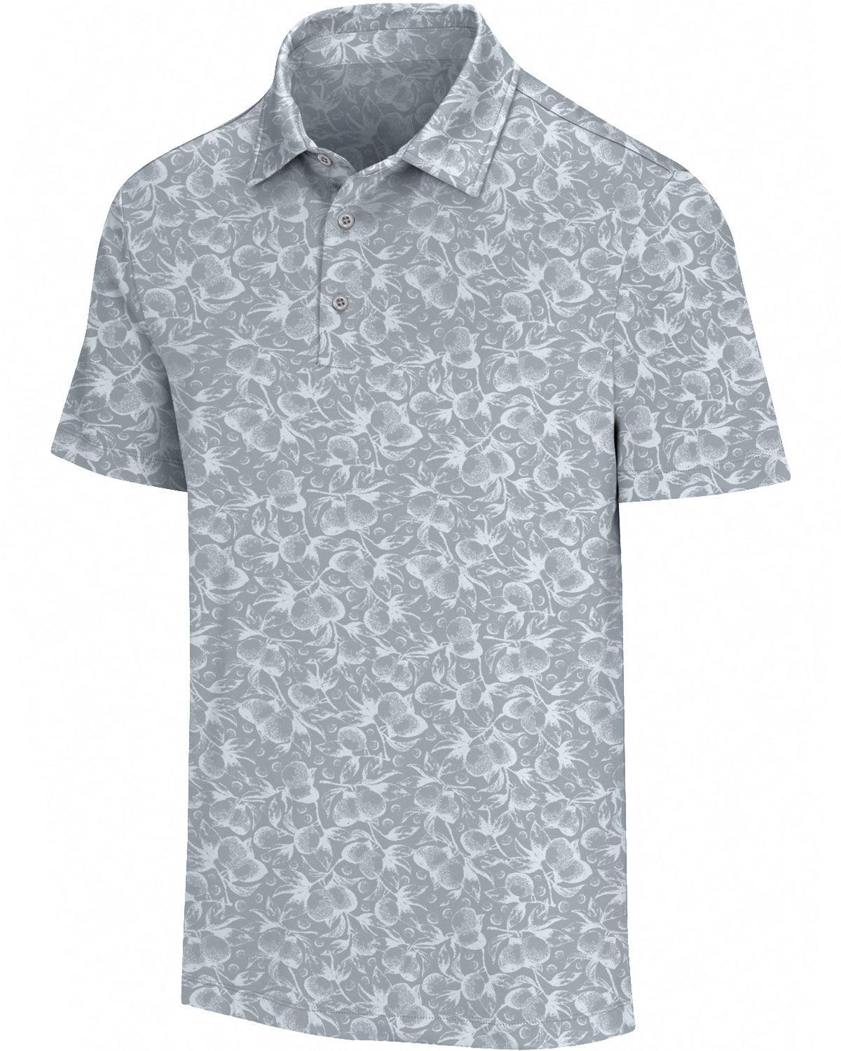 Three Sixty Six Men’s Print Golf Polos Product Image