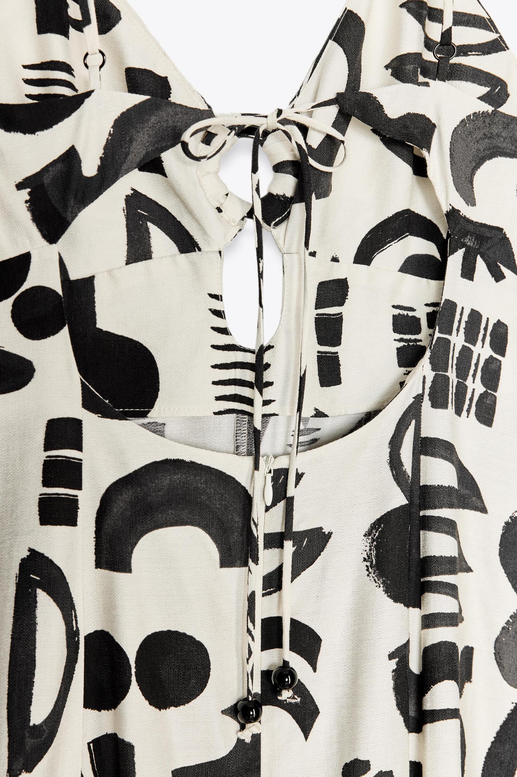 PRINTED CUT OUT DRESS Product Image