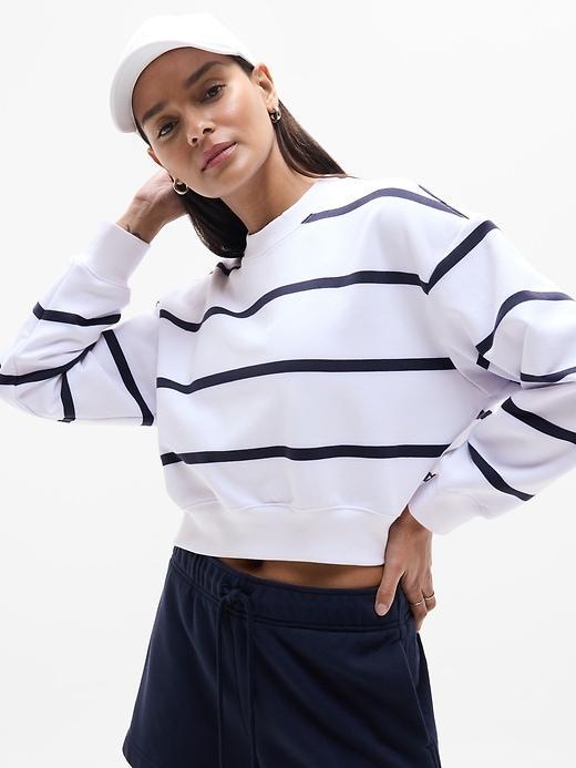 Heavyweight Terry Crop Crew Sweatshirt Product Image