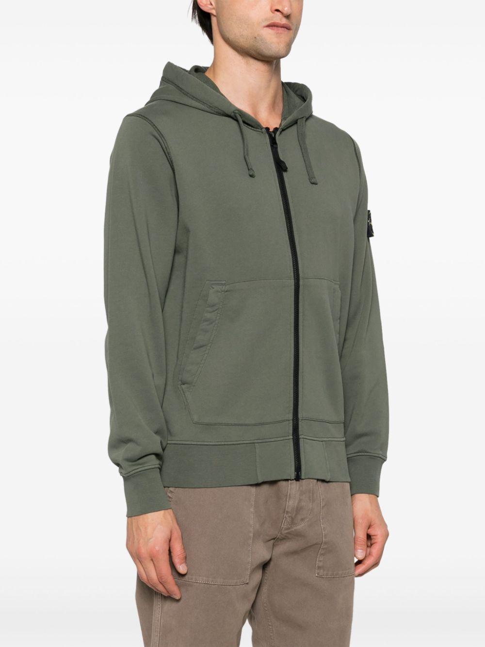 STONE ISLAND Sweatshirt Green Cotton Product Image