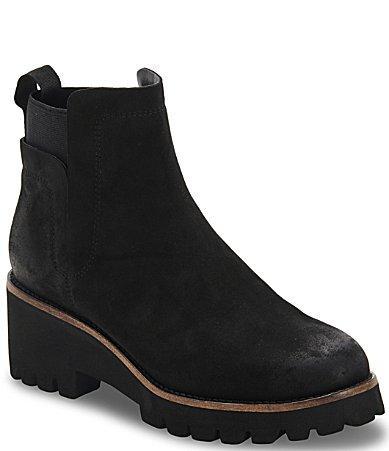 Blondo Danika Waterproof Leather Lug Sole Platform Booties Product Image