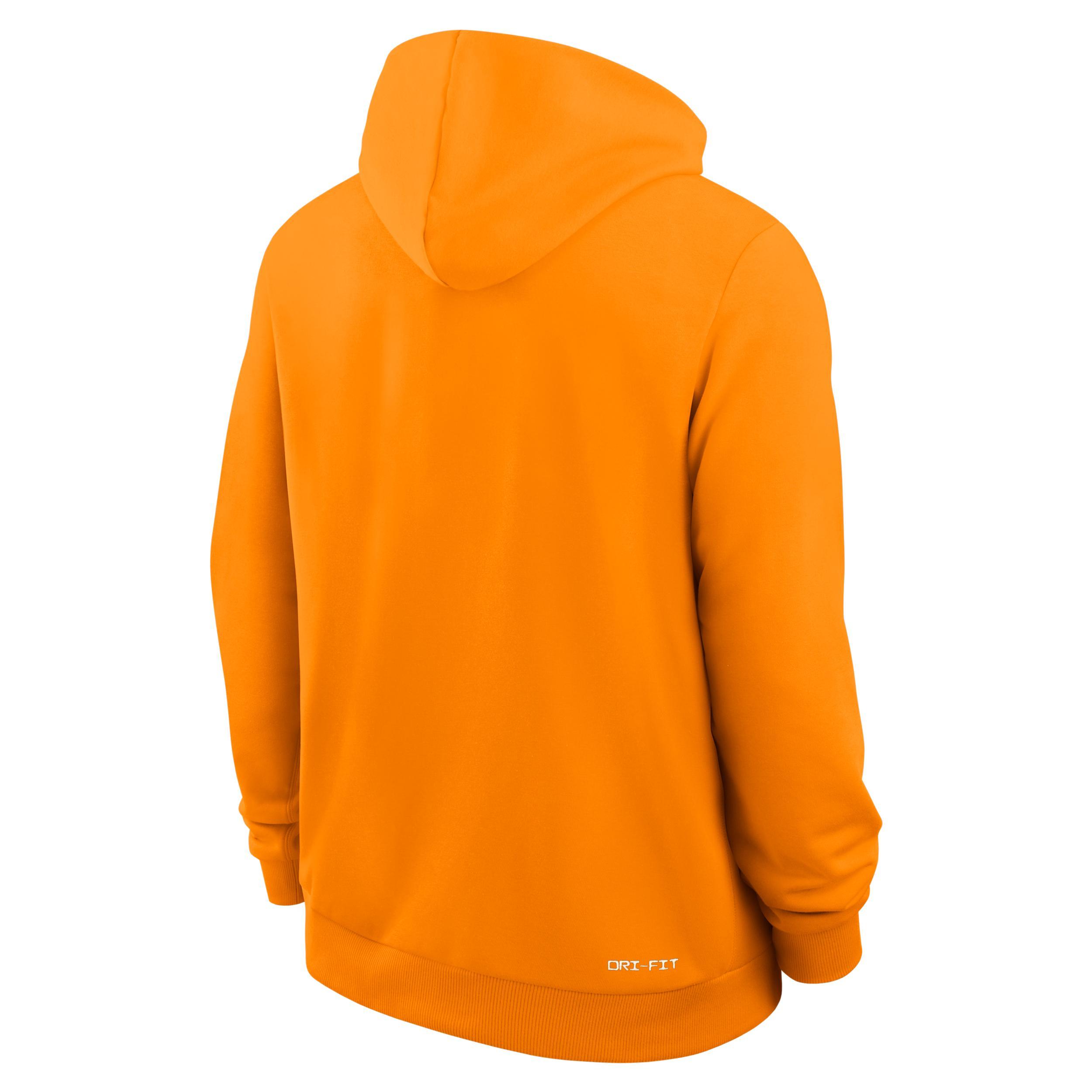 Miami Dolphins Initial Home Sideline Men's Nike Dri-FIT NFL Pullover Hoodie Product Image