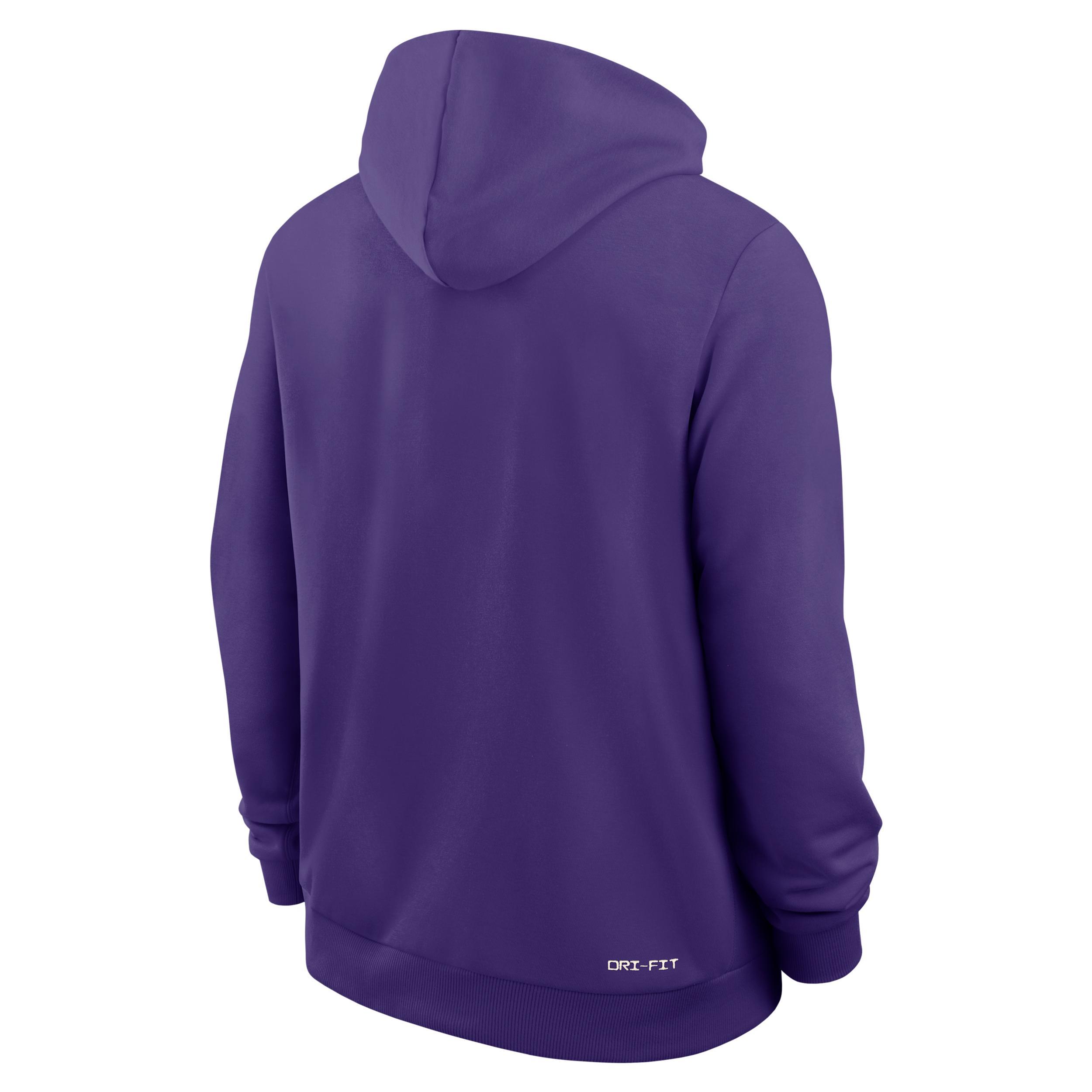 Duke Sideline Men's Nike Dri-FIT College Pullover Hoodie Product Image