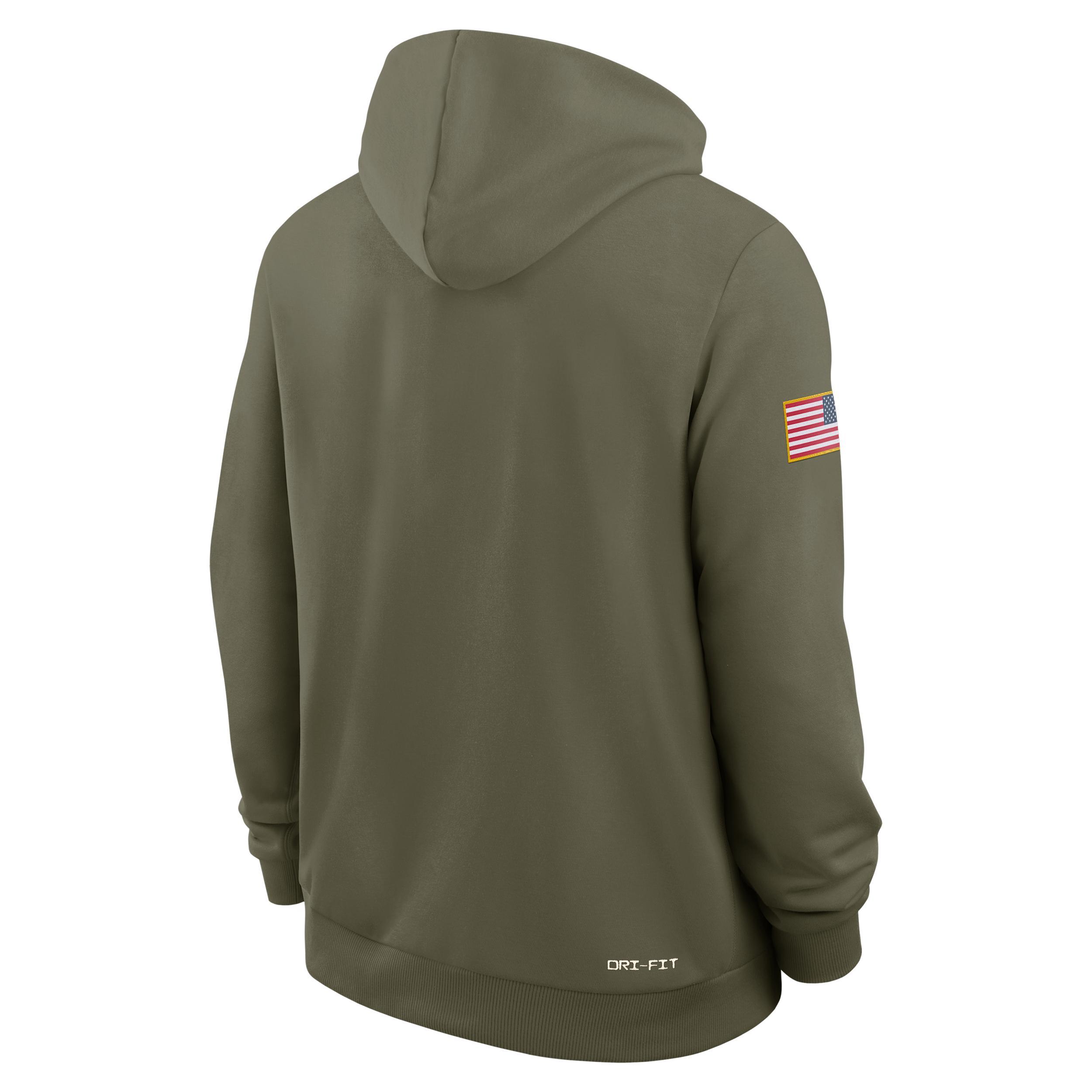 Chicago Bears Utility Player Sideline Nike Men's Dri-FIT NFL Full-Zip Hoodie Product Image