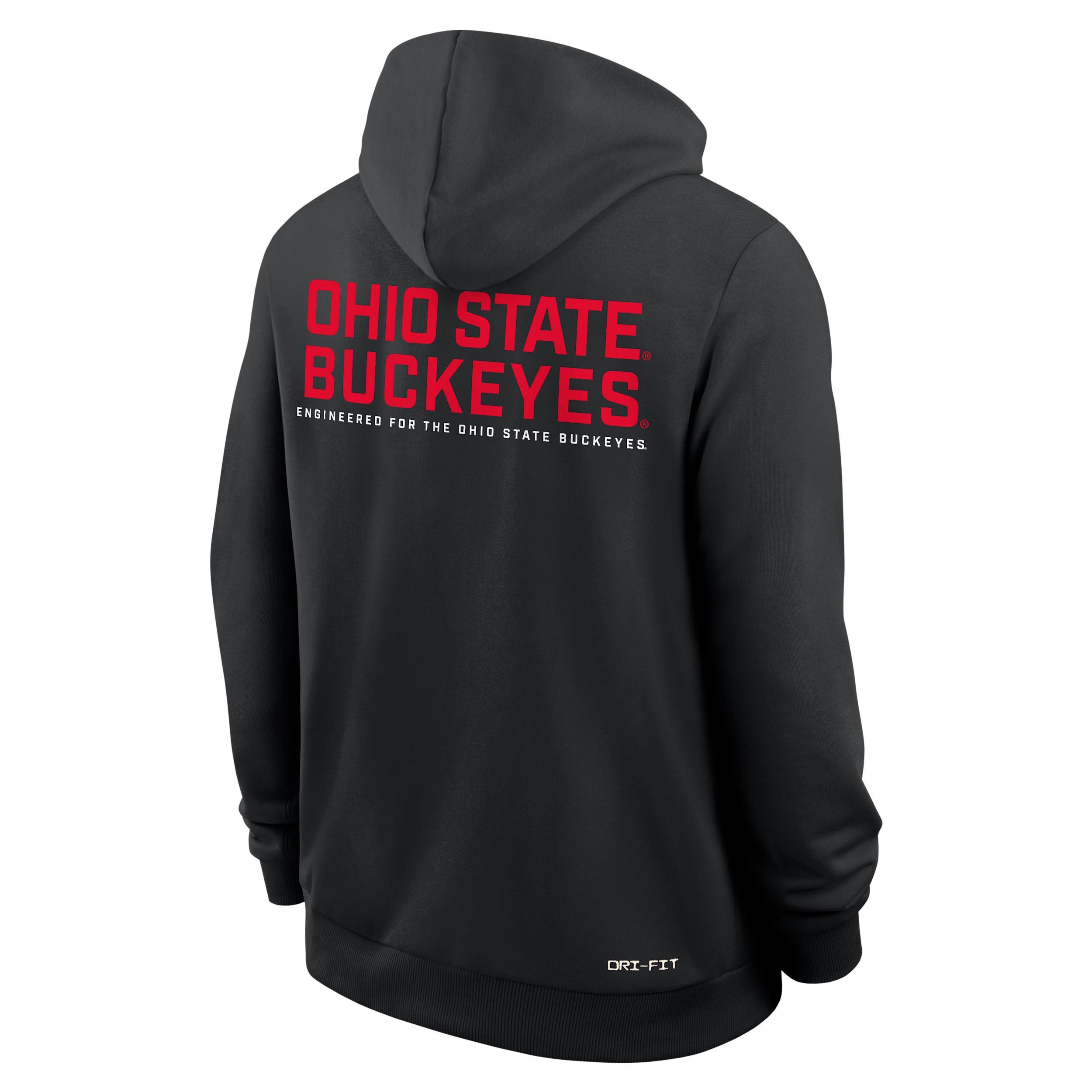 Auburn Sideline Nike Men's Dri-FIT College Full-Zip Hoodie Product Image
