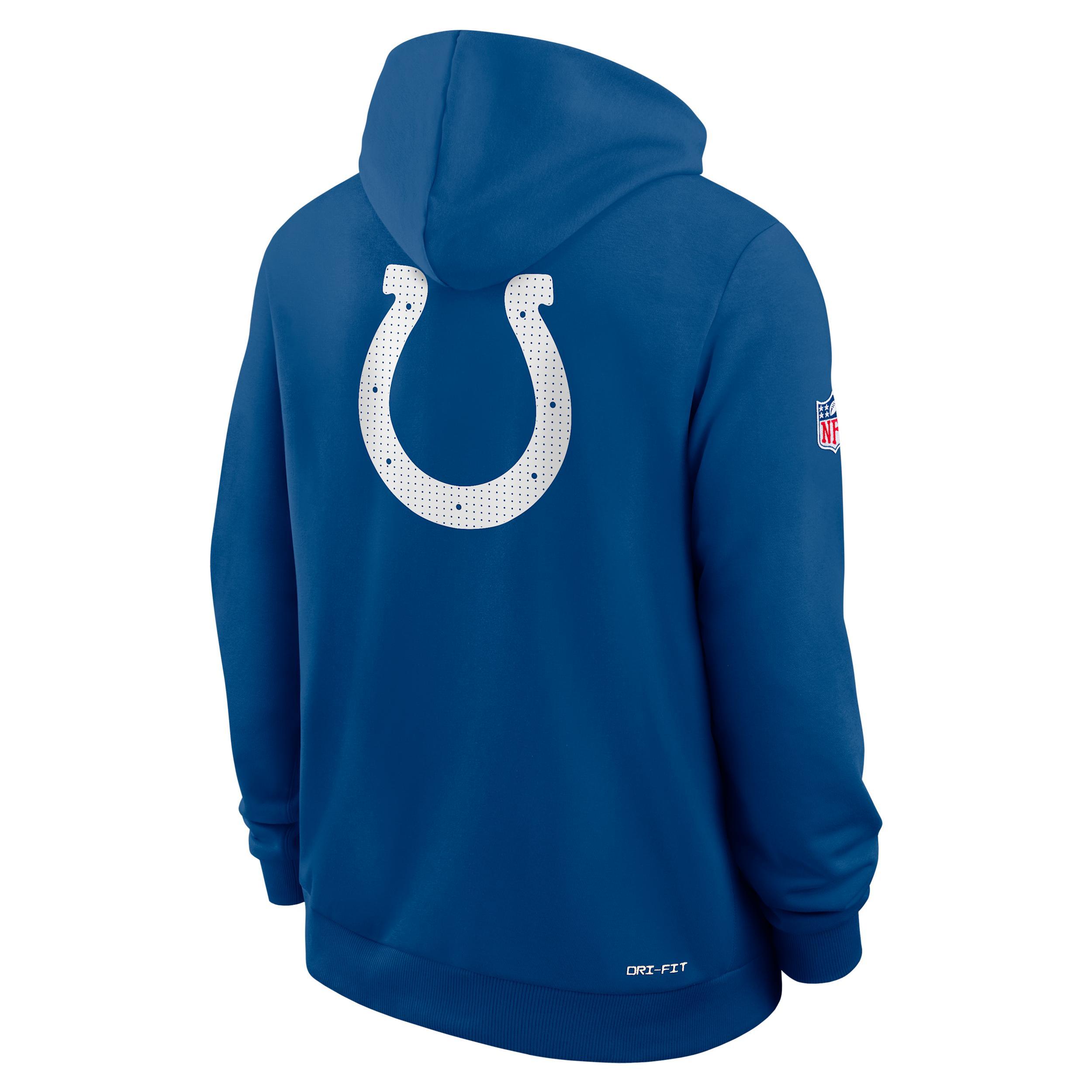 New York Giants Utility Player Sideline Men's Nike Dri-FIT NFL Full-Zip Hoodie Product Image