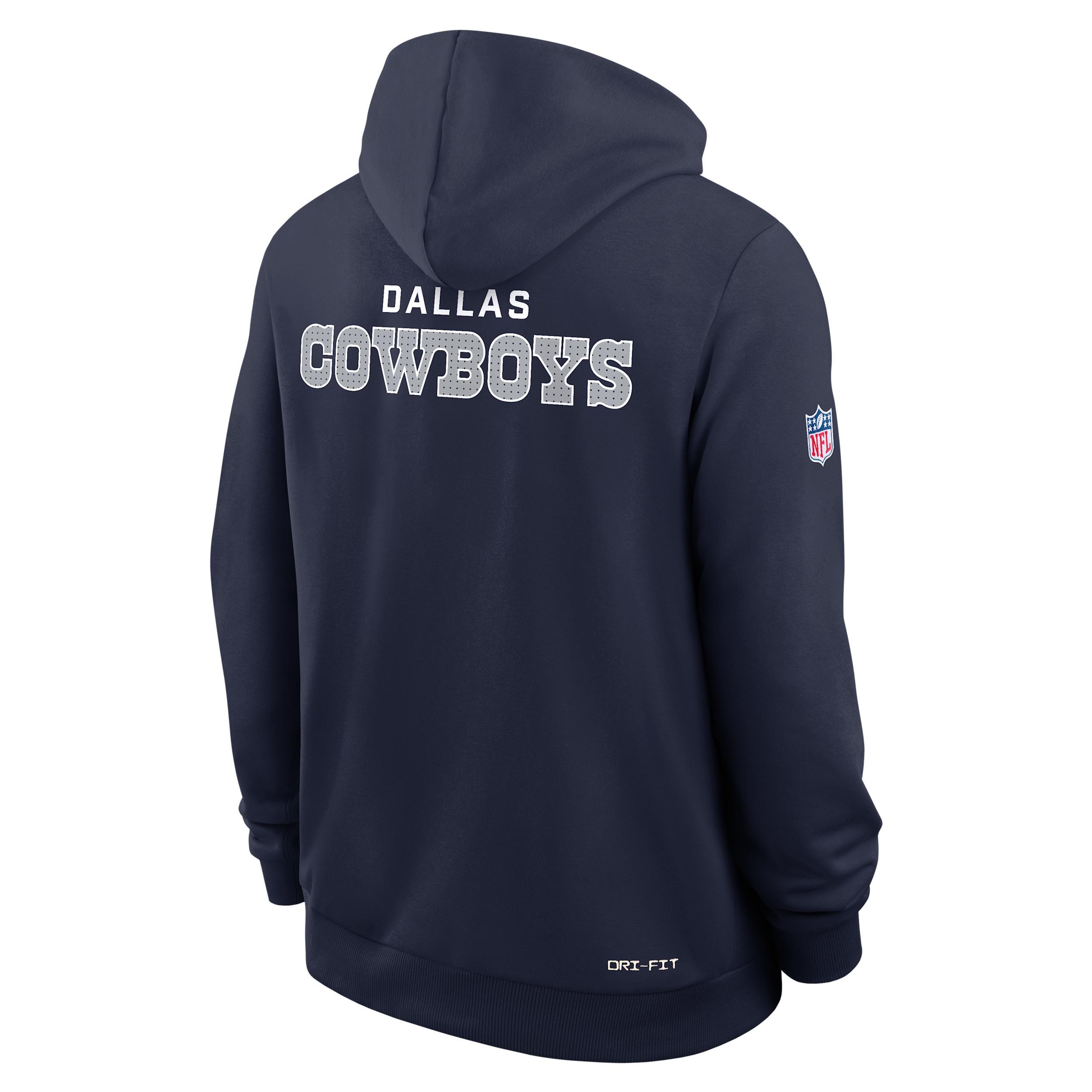 Green Bay Packers Initial Home Sideline Nike Men's Dri-FIT NFL Pullover Hoodie Product Image