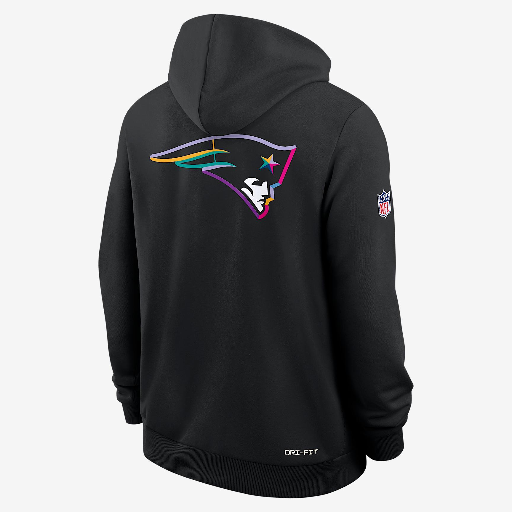 Chicago Bears Initial Home Sideline Nike Men's Dri-FIT NFL Pullover Hoodie Product Image