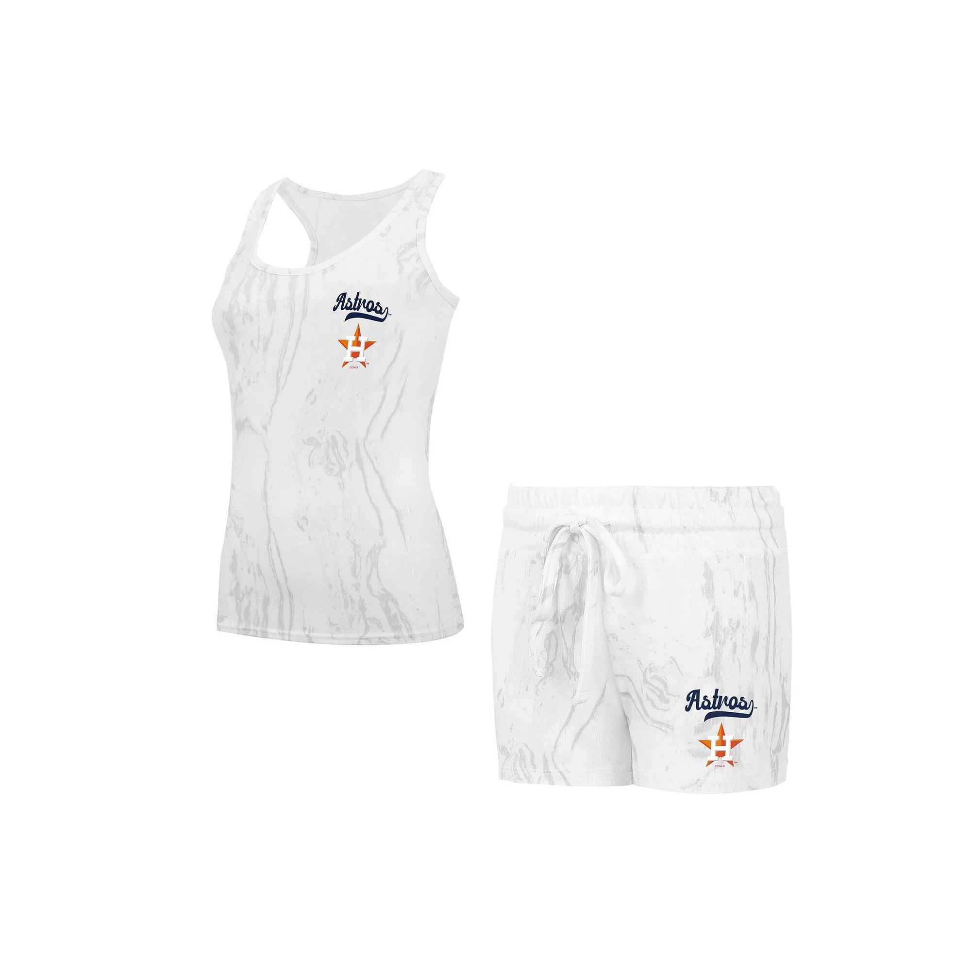 Womens Concepts Sport Houston Astros Quartz Tank Top & Shorts Set Product Image