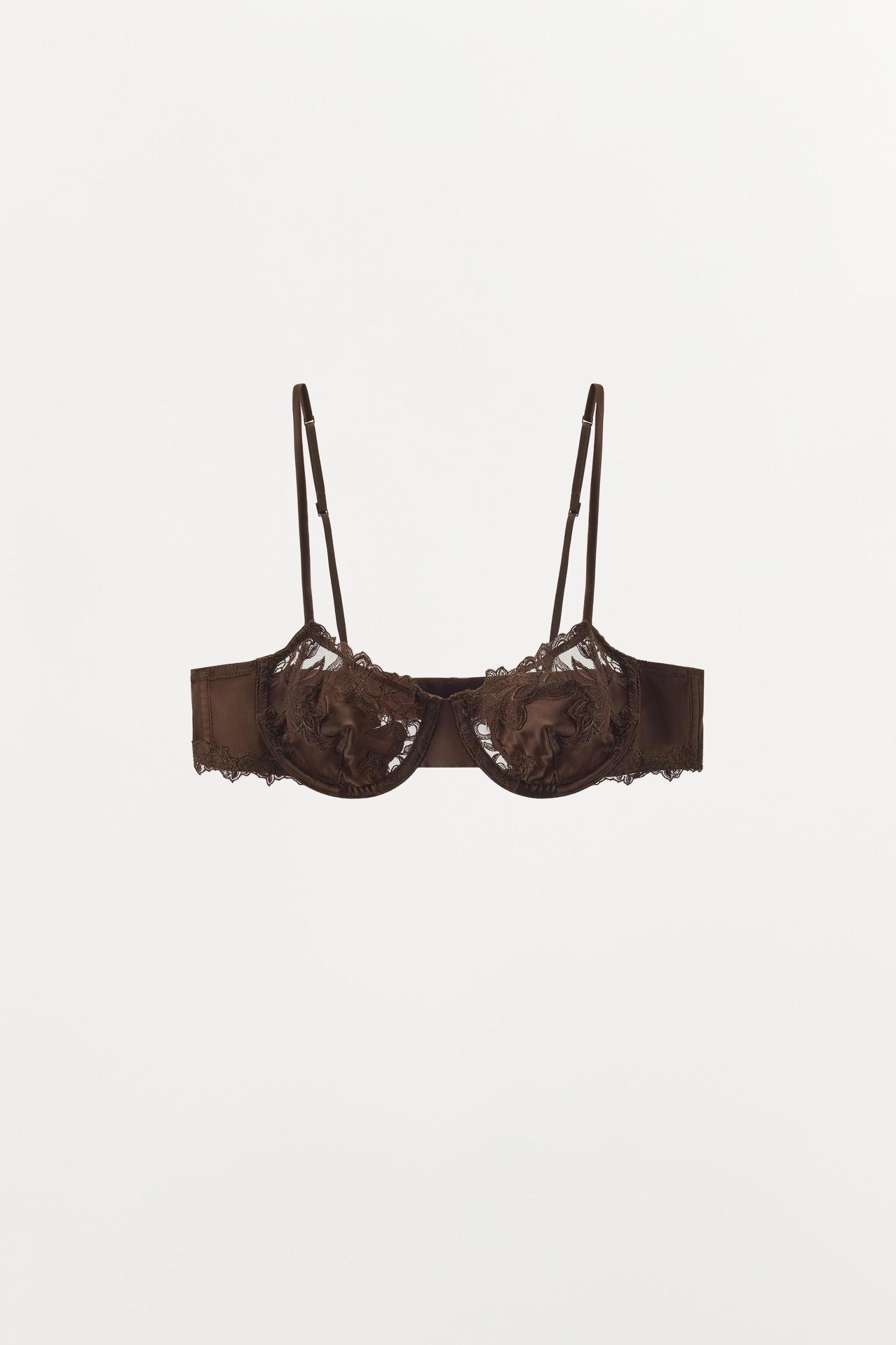SATIN EFFECT LACE PANTIES Product Image
