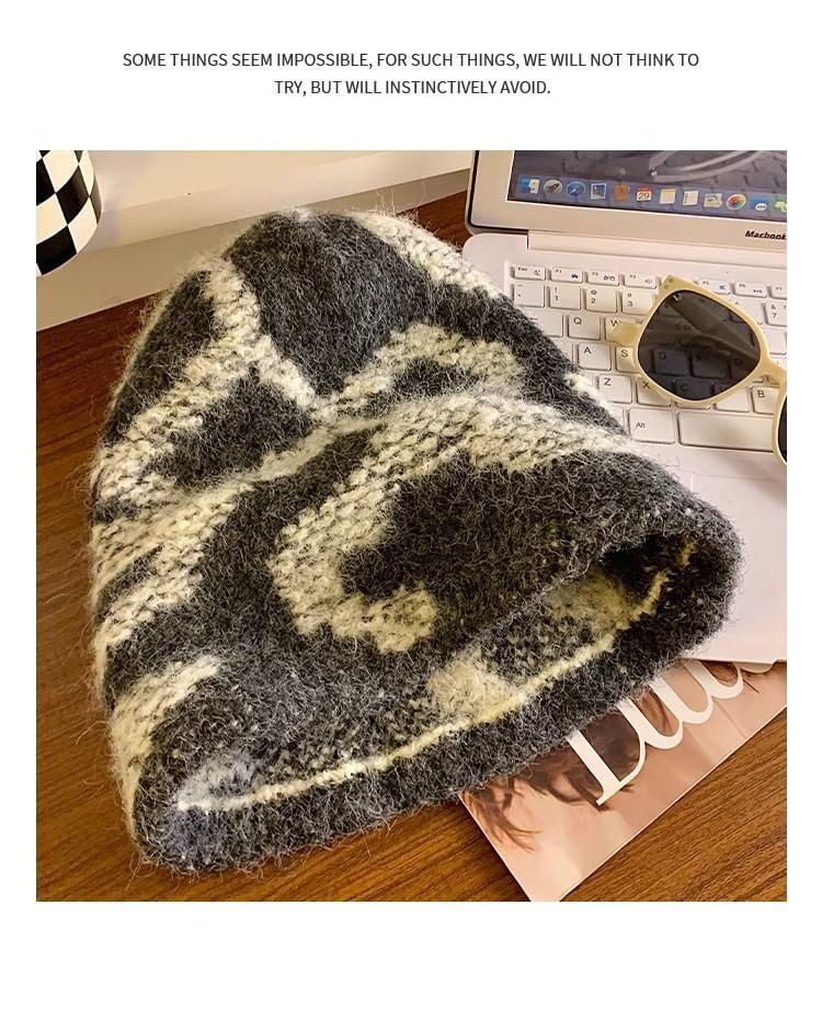 Print Knit Beanie Product Image