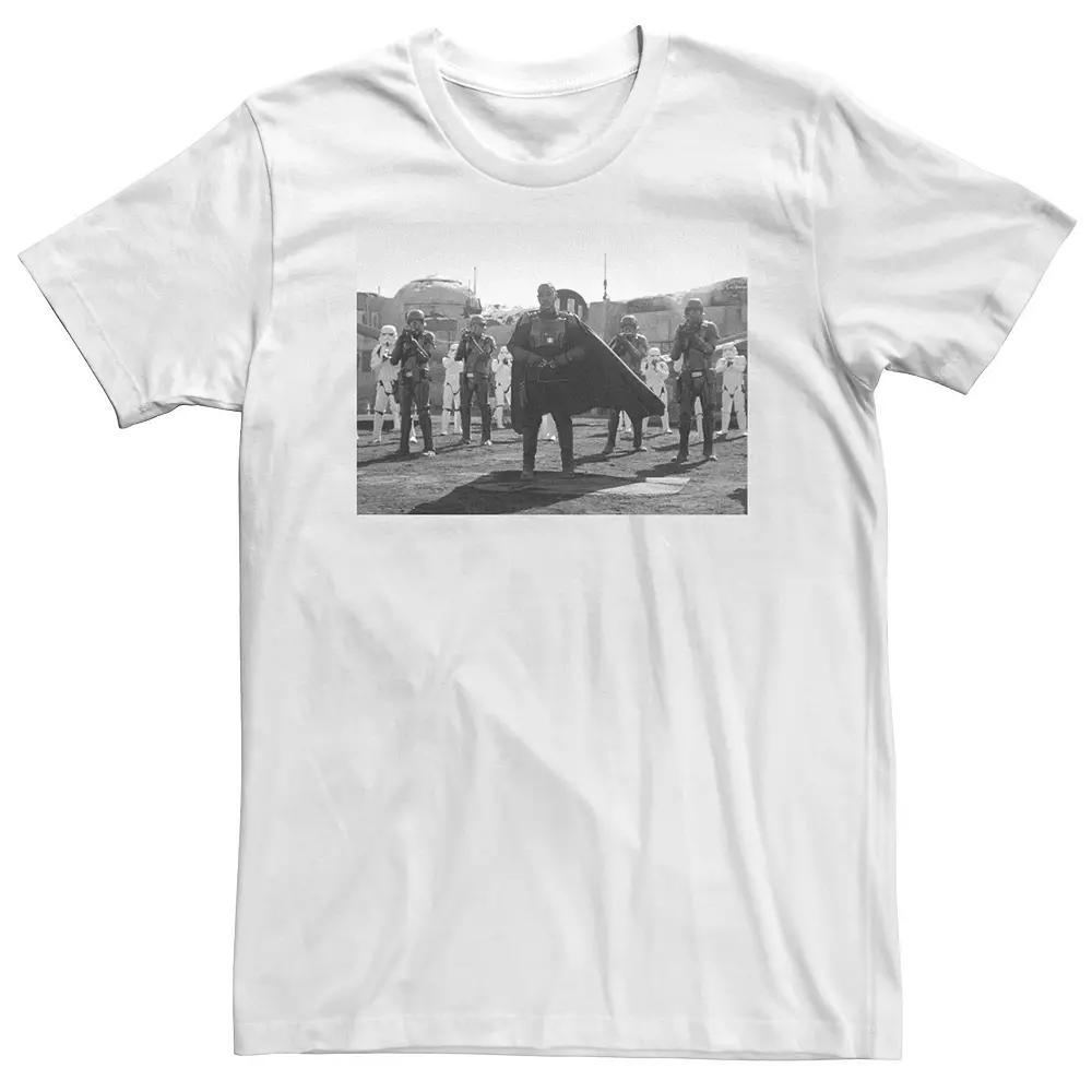 Big & Tall Star Wars The Mandalorian Moff Gideon Portrait Tee, Men's, Size: 4XL, White Product Image