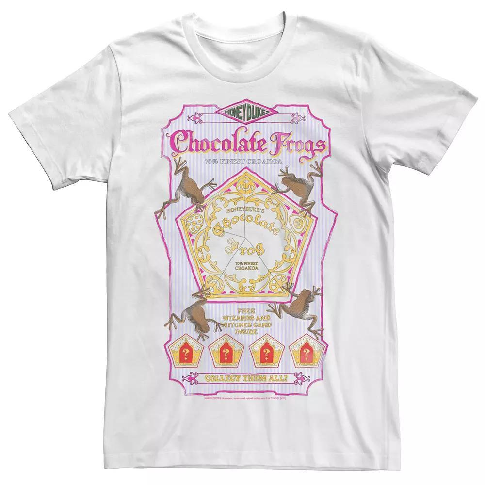 Men's Deathly Hallows Chocolate Frogs Vintage Logo Tee, Size: Medium, Natural Product Image