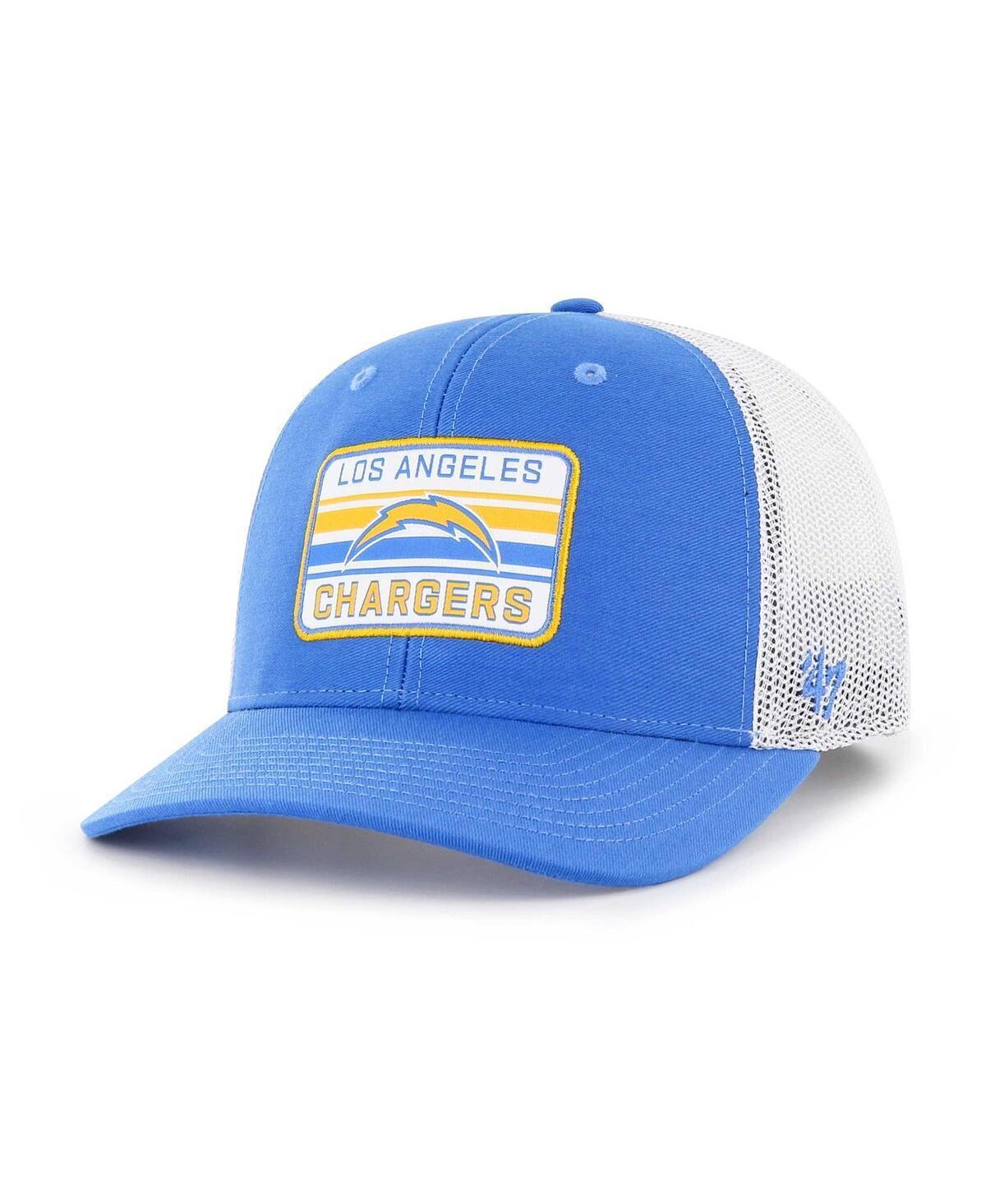 Men's '47 Powder Blue/White Los Angeles Chargers Drifter Adjustable Trucker Hat, Light Product Image