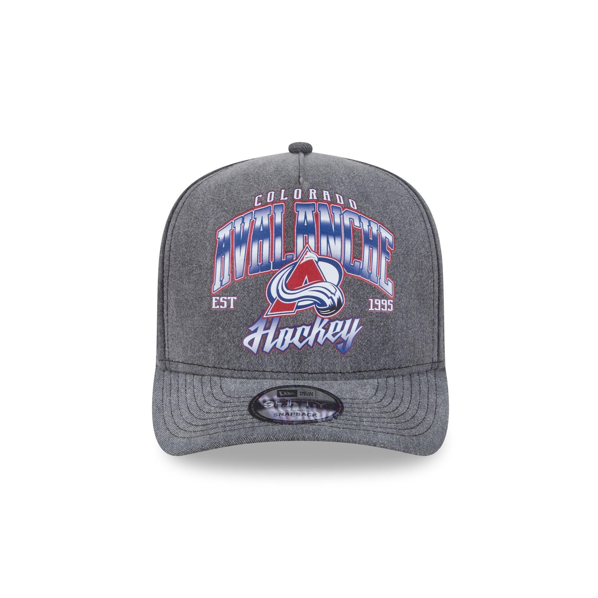 Colorado Avalanche Washed 9FIFTY A-Frame Snapback Hat Male Product Image