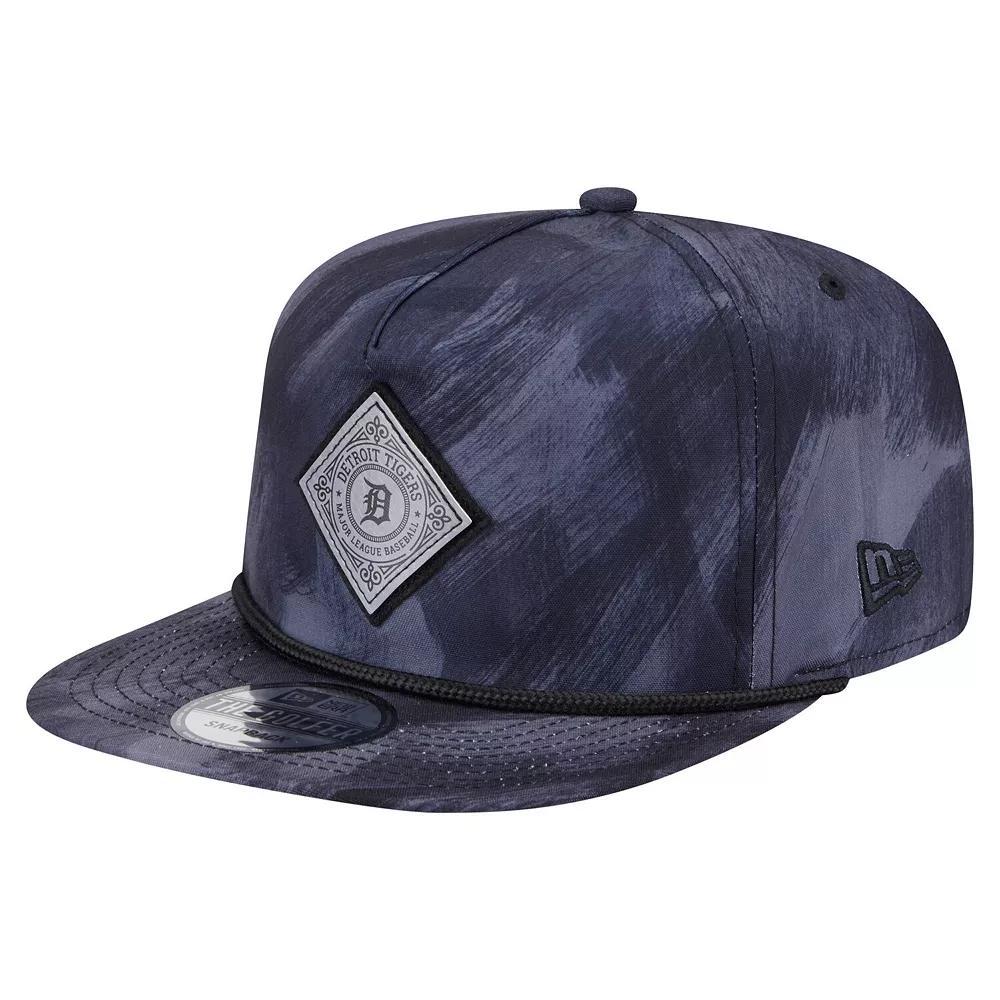 Men's New Era Navy Detroit Tigers Printed Golfer Snapback Hat, Blue Product Image