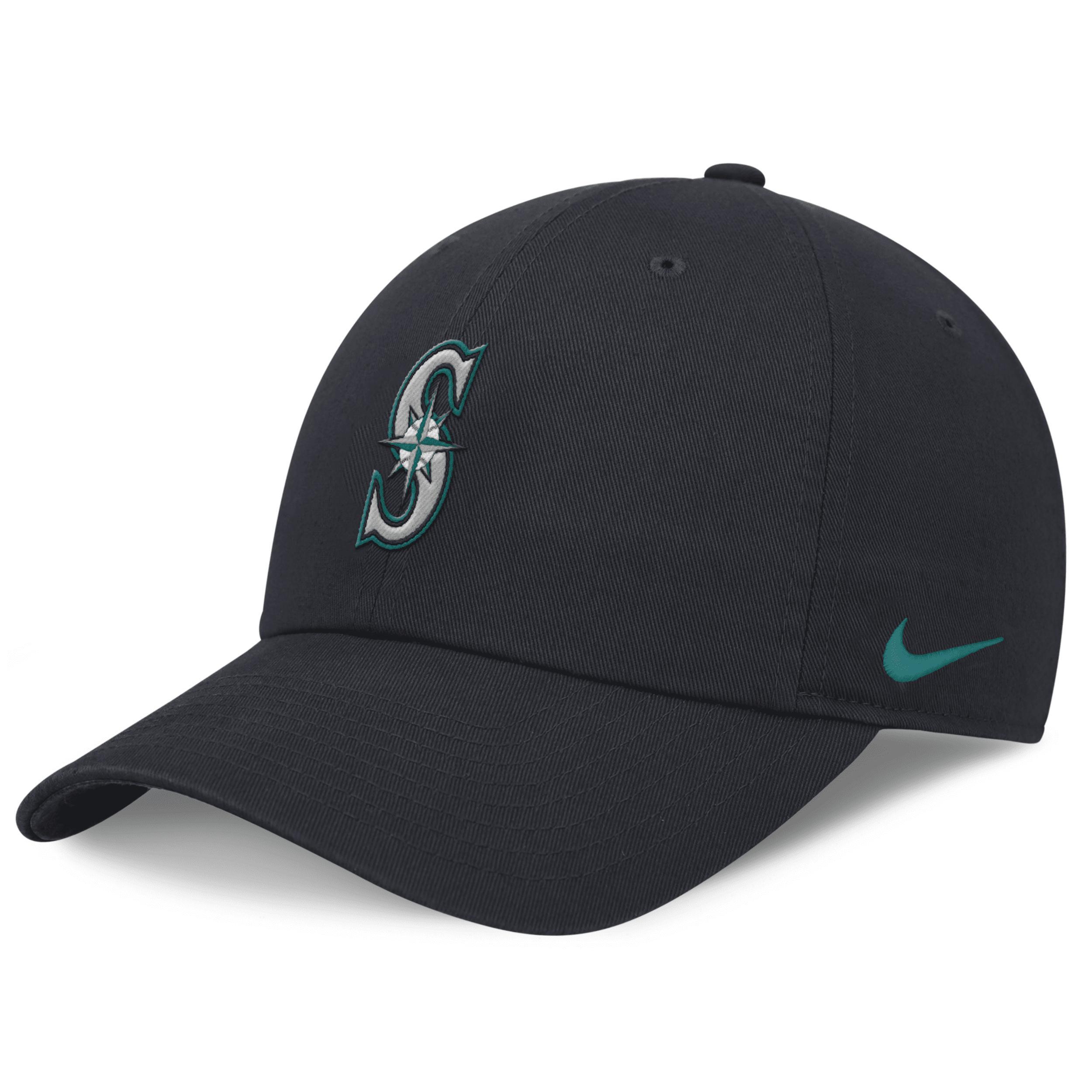 Mens Nike Seattle Mariners Evergreen Club Adjustable Hat Blue Product Image