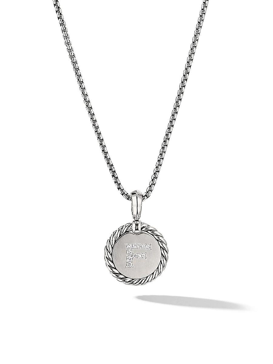 David Yurman Sterling Silver Cable Collectibles Initial Charm Product Image