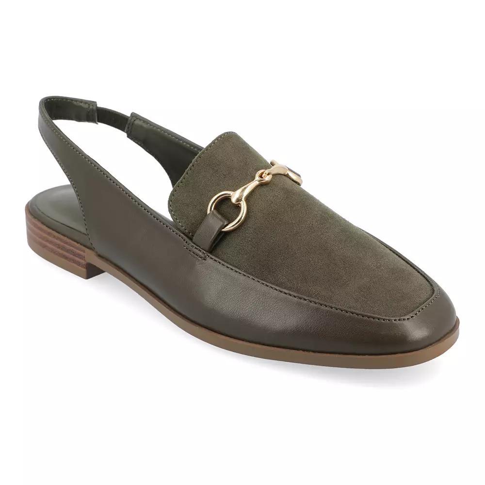 Journee Lainey Women's Tru Comfort Foam™ Flats, Size: 10, Blue Product Image