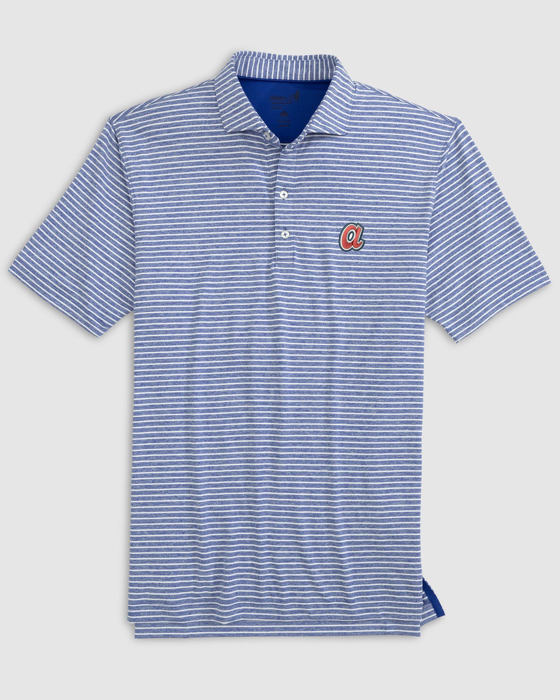 Kansas City Royals Clipperr Striped Jersey Performance Polo Product Image