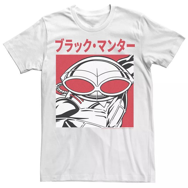 Men's DC Comics Justice League Kanji Black Manta Tee, Size: XXL, White Product Image