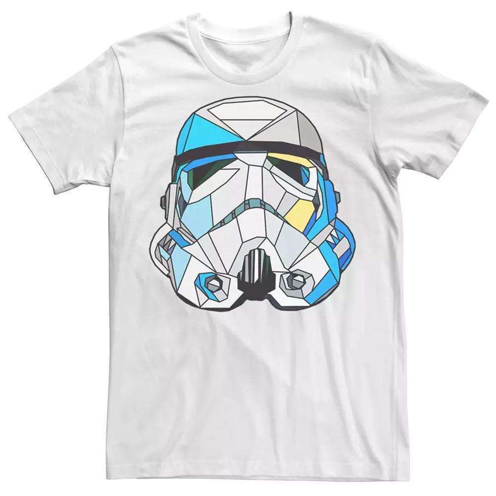 Men's Star Wars Stained Glass Style Stormtrooper Helmet Tee, Size: XXL, Black Product Image