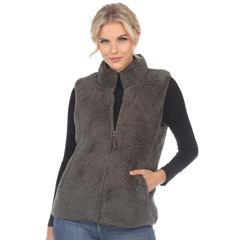 Women's Zip up sherpa vest Product Image