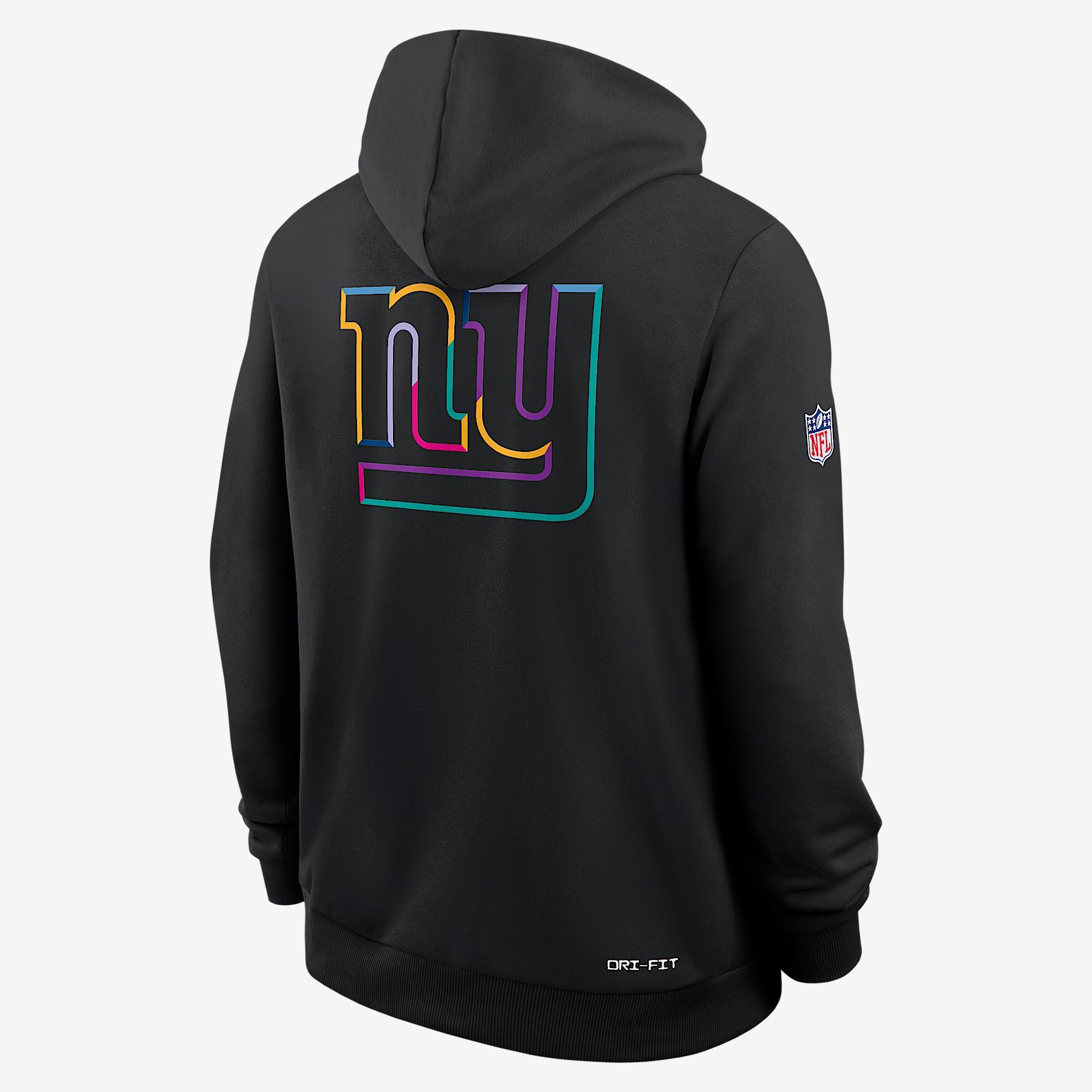 New York Jets Crucial Catch Sideline Men's Nike Dri-FIT NFL Pullover Hoodie Product Image