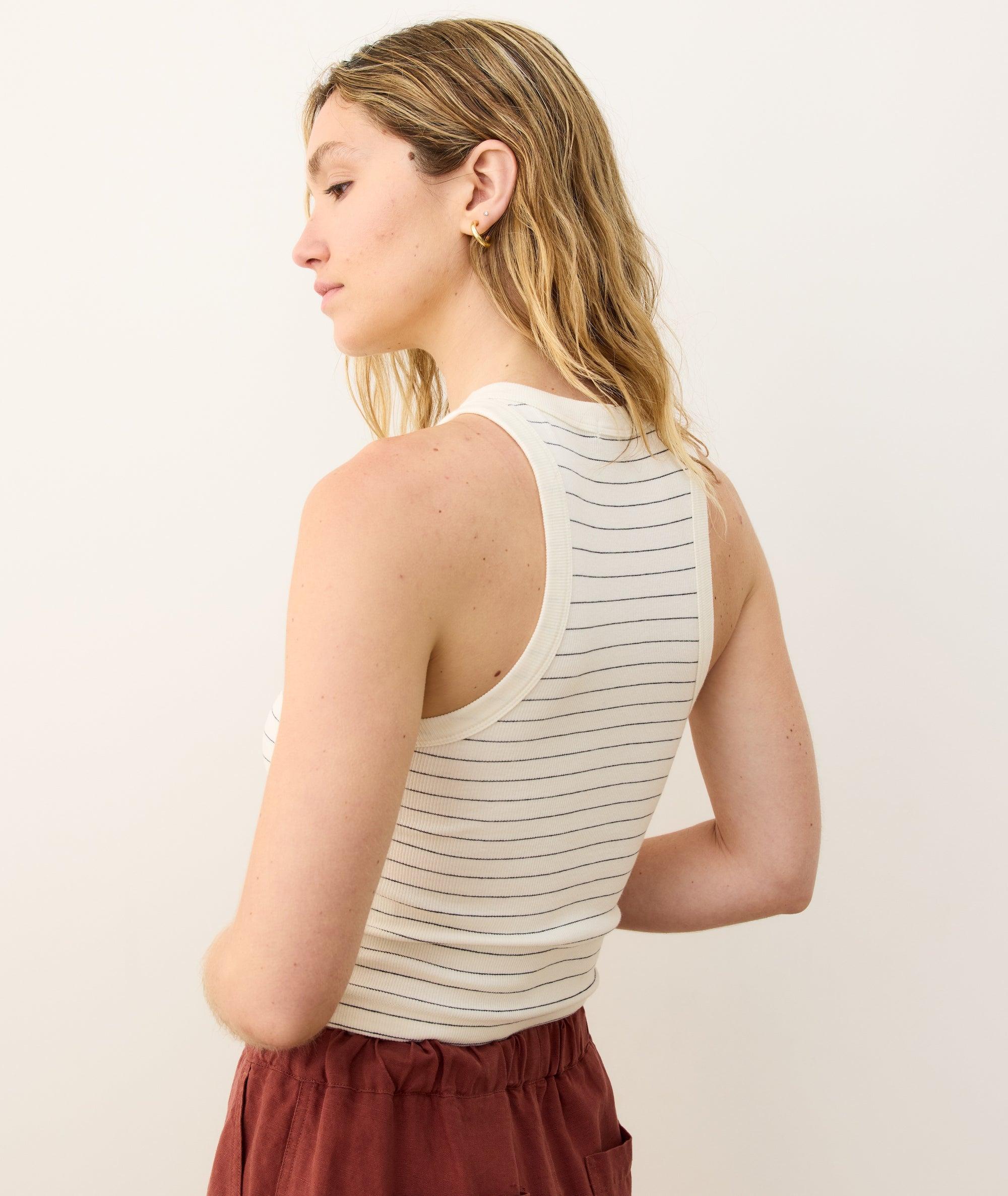 Lexi Rib Sun-In High Neck Crop Tank Product Image