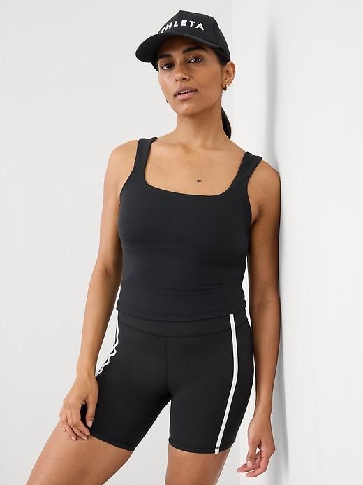 Transcend Square Neck Crop Sports Bra D-DD Product Image