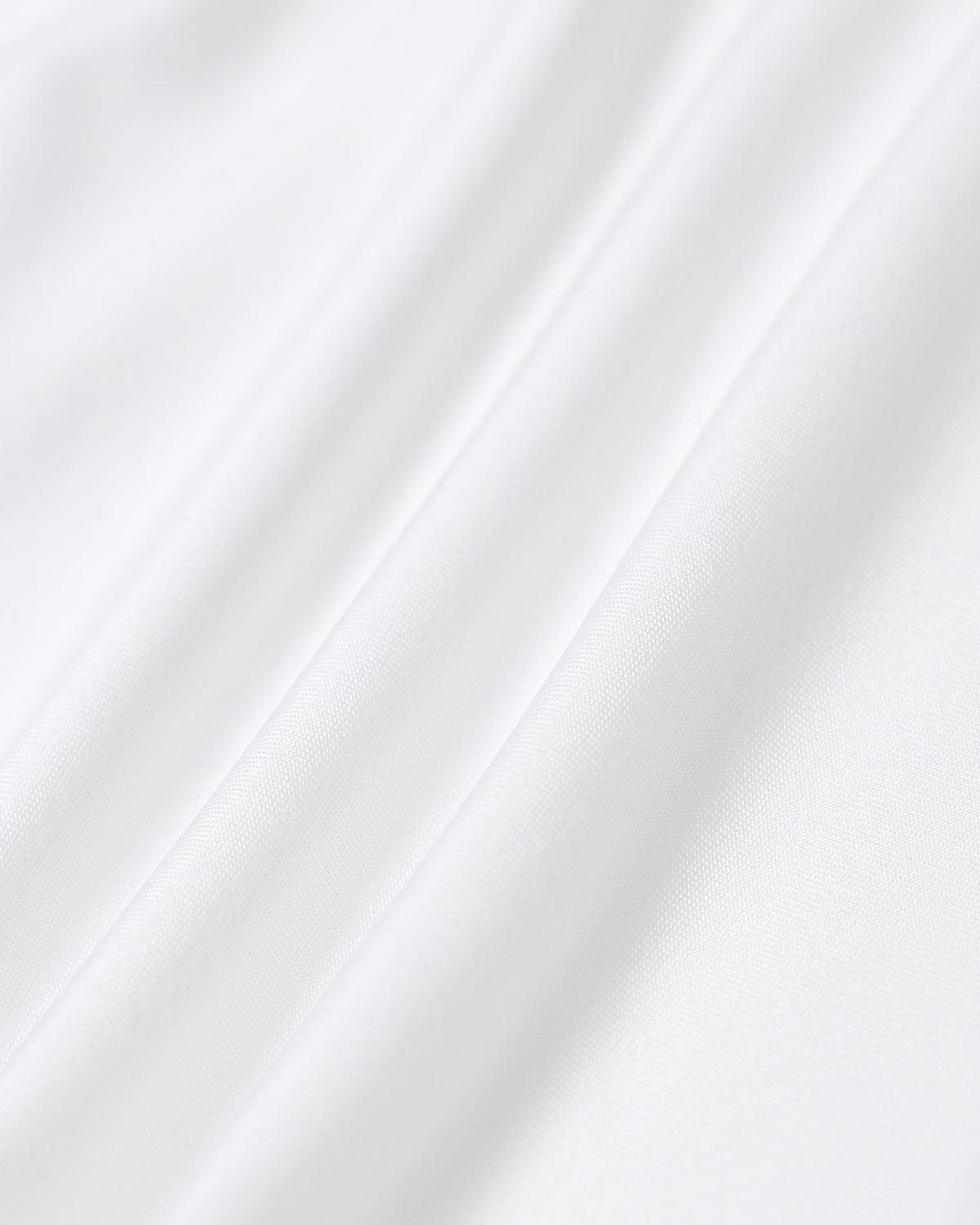 White One Shoulder Tank Top Product Image
